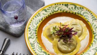 Mushroom Ravioli with Truffle Cream Sauce - 2023 Busch Gardens Food & Wine Festival (1)
